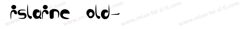 Gislaine Bold字体转换